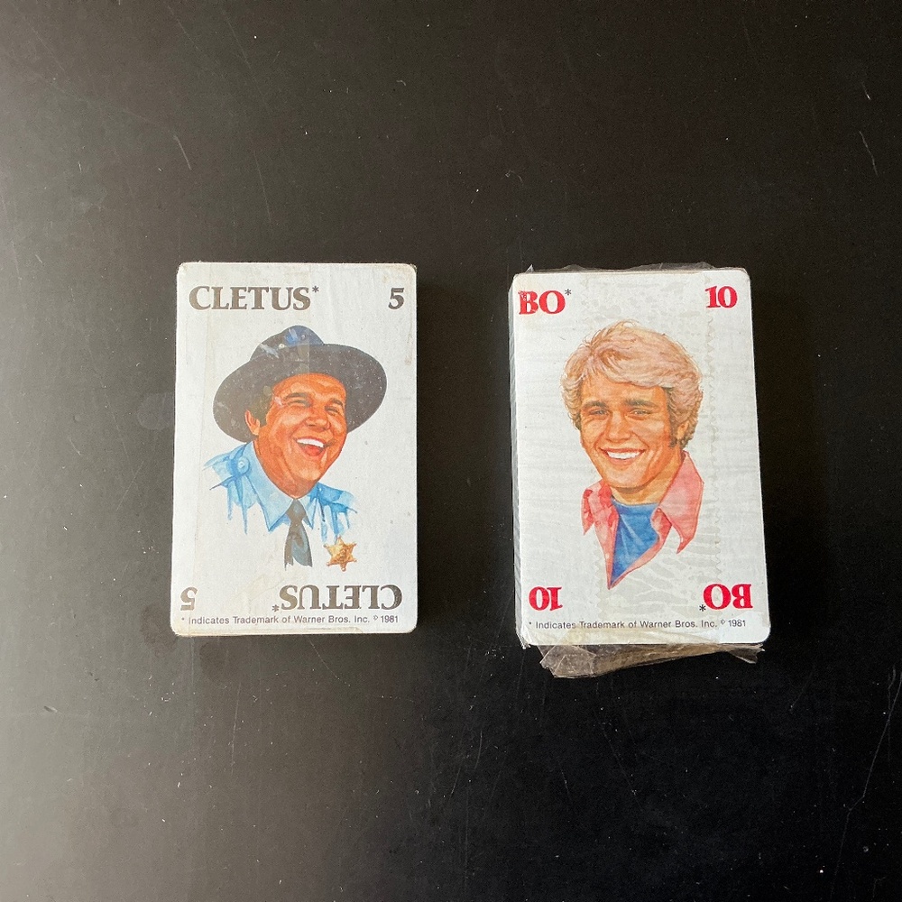 Sealed Dukes of Hazard Playing Cards
